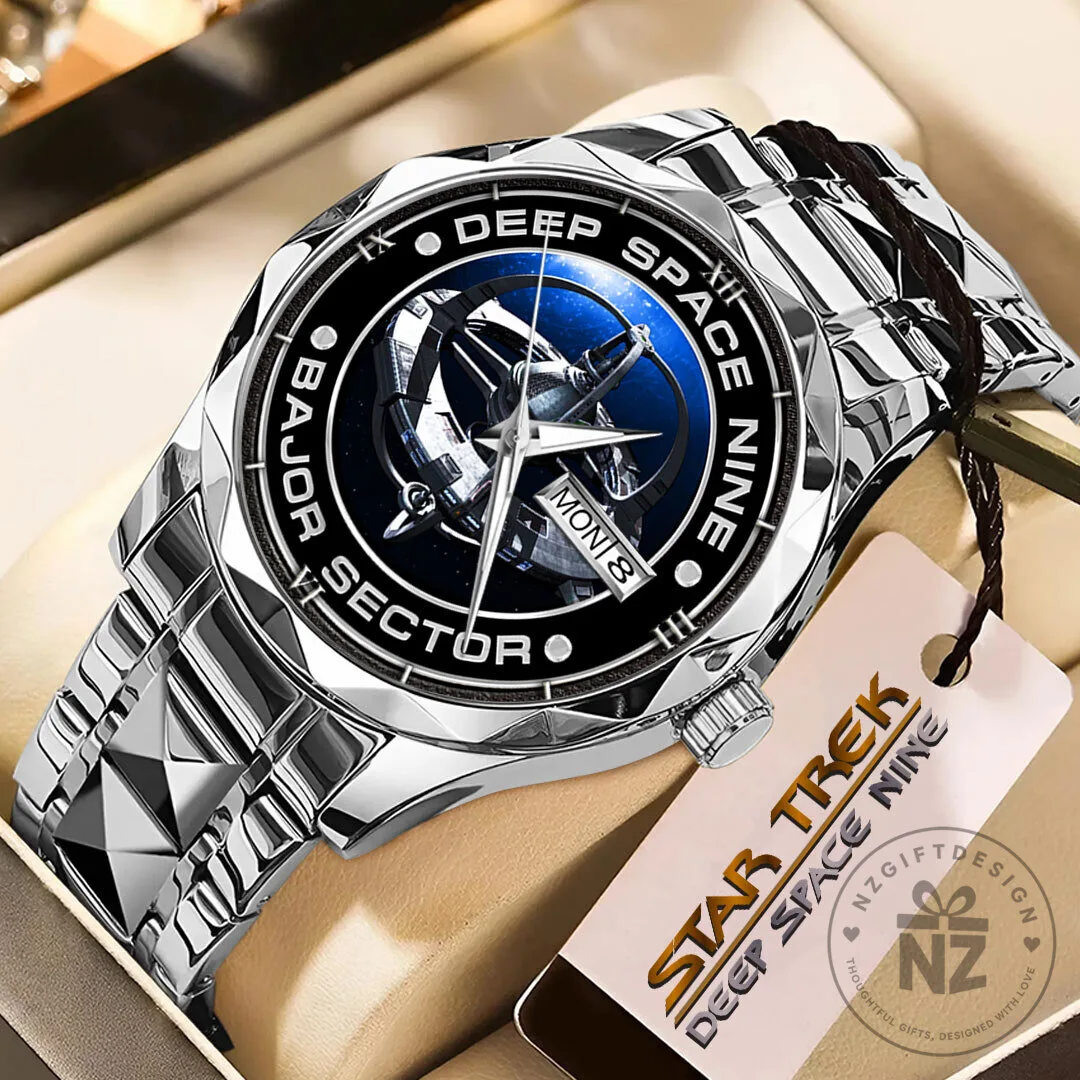 Star Trek Deep Space Nine Bajor Sector Stainless Steel Watch