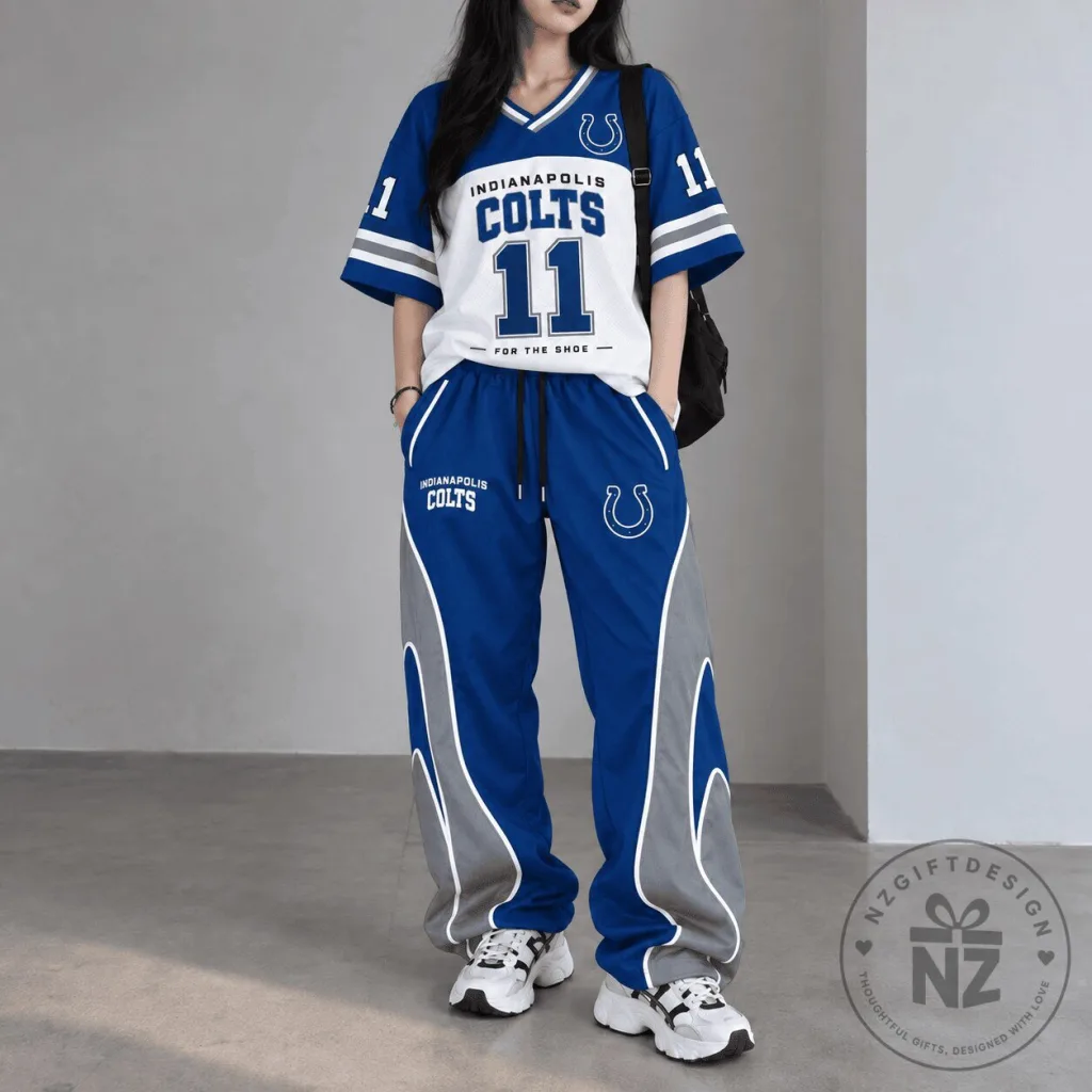 Indianapolis Colts Number 11 Football Team Spirit Flame Set Indianapolis Colts Number 11 Football Team Spirit Flame Set