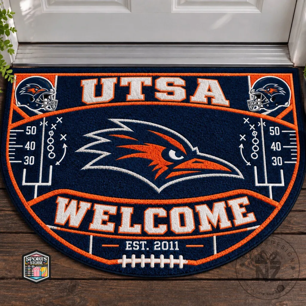 UTSA Roadrunners Football Welcome Doormat