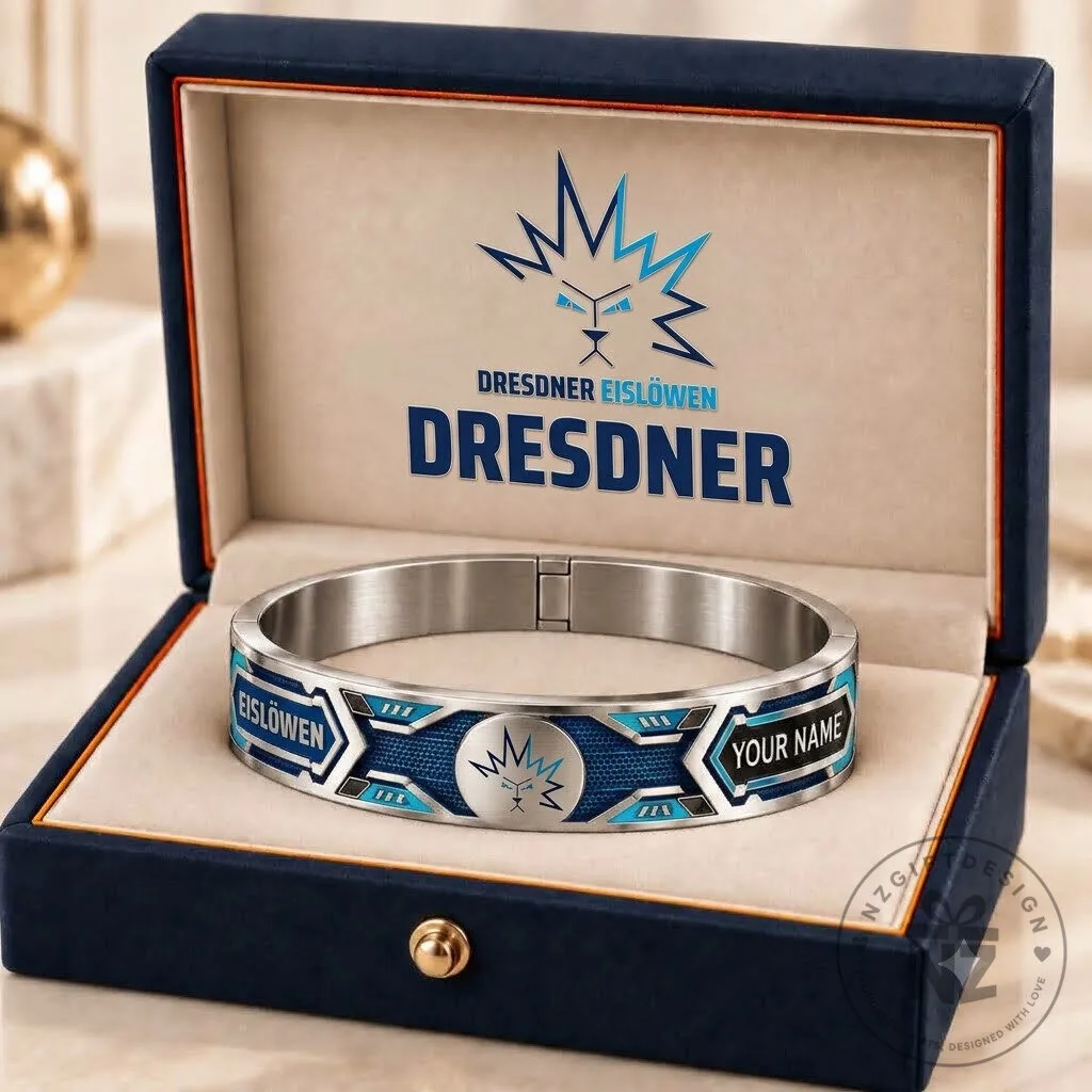 Dresdner Eislöwen Personalized Hockey Team Bracelet for Fans