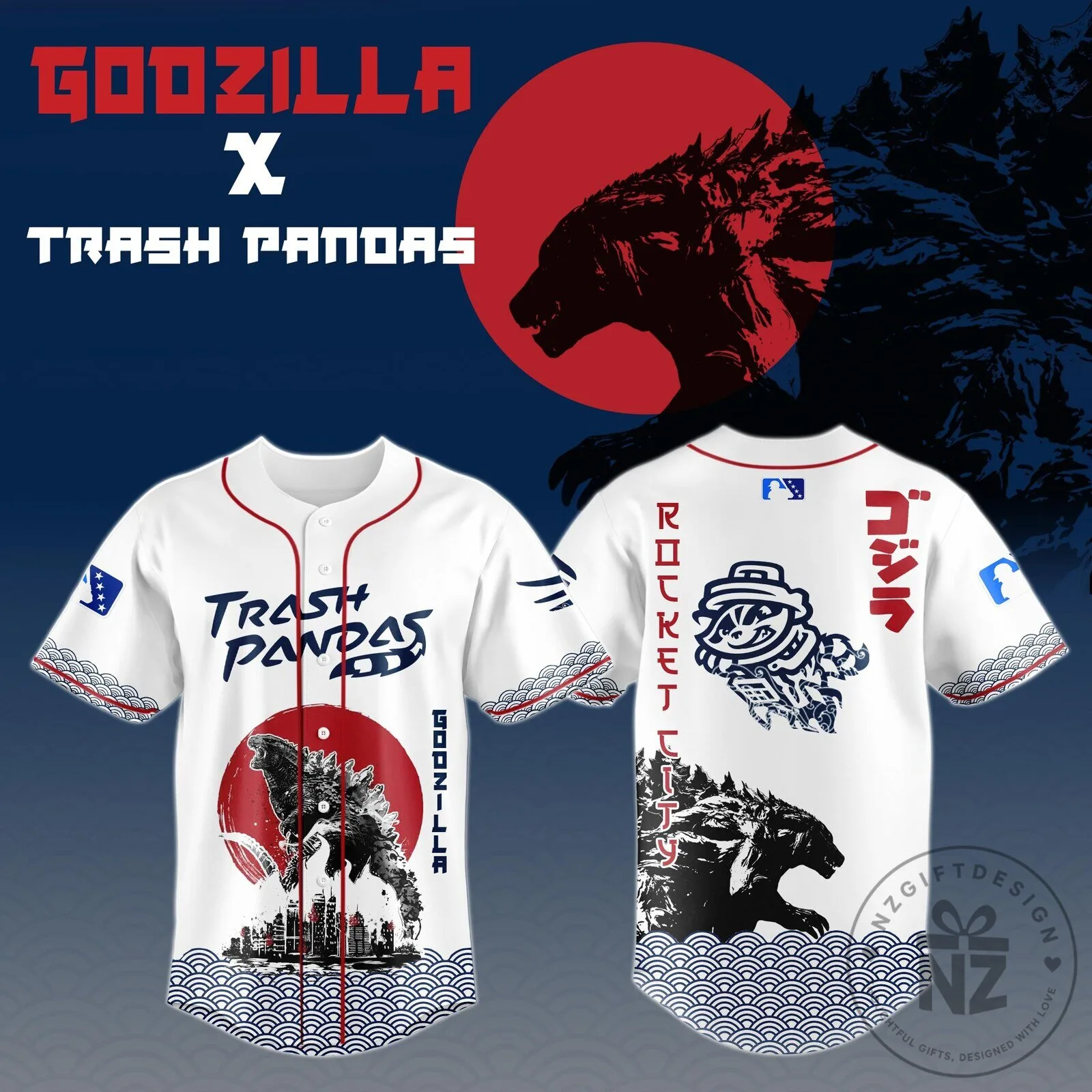 Trash Pandas x King of the Monsters Collab Jersey