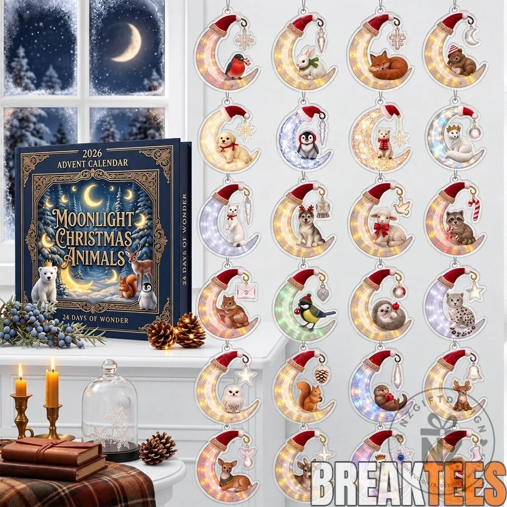 Moonlight Christmas Animals 2026 Advent Calendar with 24 Days of Wonder