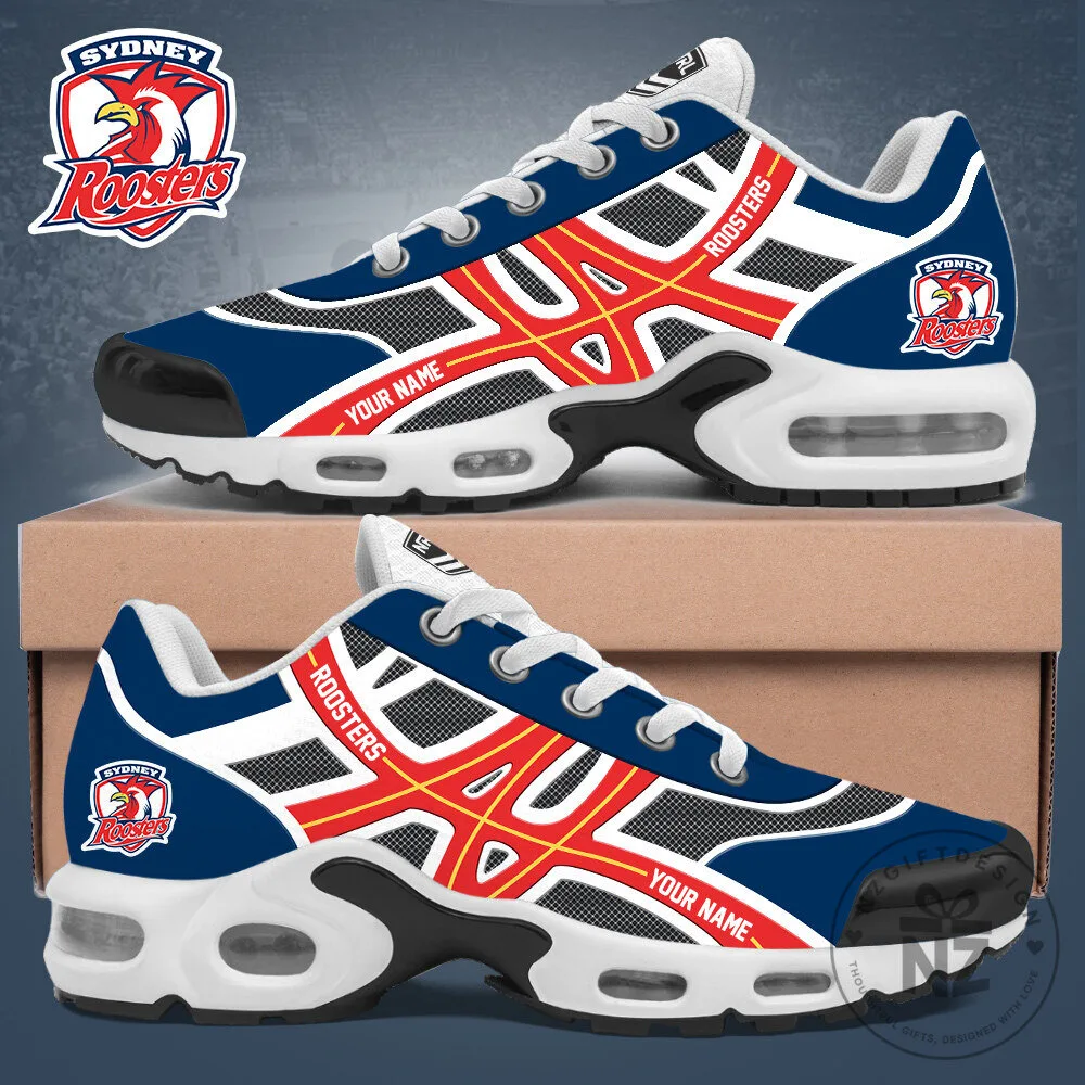 Sydney Roosters National Rugby League Personalized Air Max Plus Sneakers