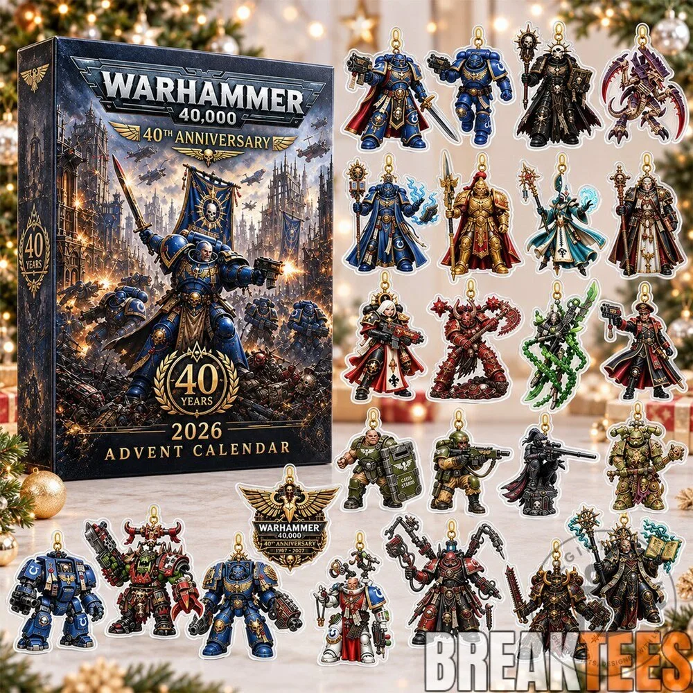 Warhammer 40,000 40th Anniversary 2026 Advent Calendar Christmas Ornaments