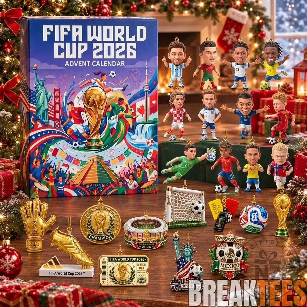 FIFA World Cup 2026 Soccer Player Christmas Advent Calendar Collector's Edition