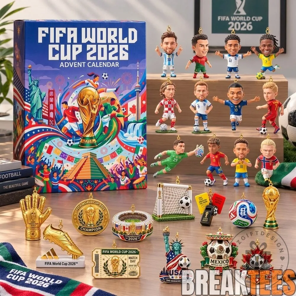 FIFA World Cup 2026 Soccer Player Christmas Advent Calendar Collector's Edition 2D 8 FIFA World Cup 2026 Soccer Player Christmas Advent Calendar Collector