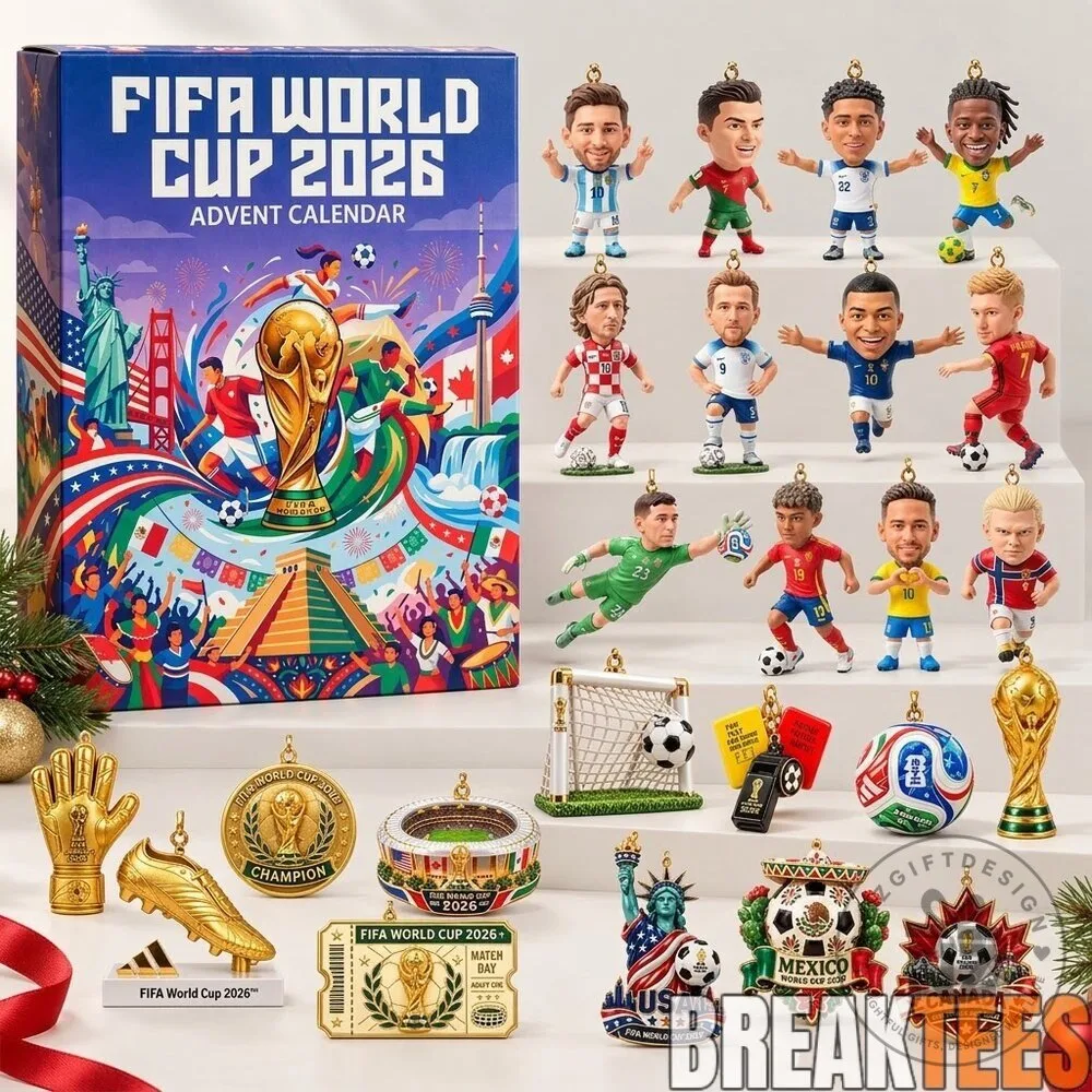 FIFA World Cup 2026 Soccer Player Christmas Advent Calendar Collector's Edition 2D 9 FIFA World Cup 2026 Soccer Player Christmas Advent Calendar Collector