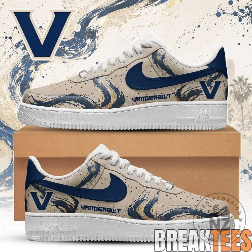 Vanderbilt Commodores Royal Legacy 2026 Limited Edition Air Force One Shoes