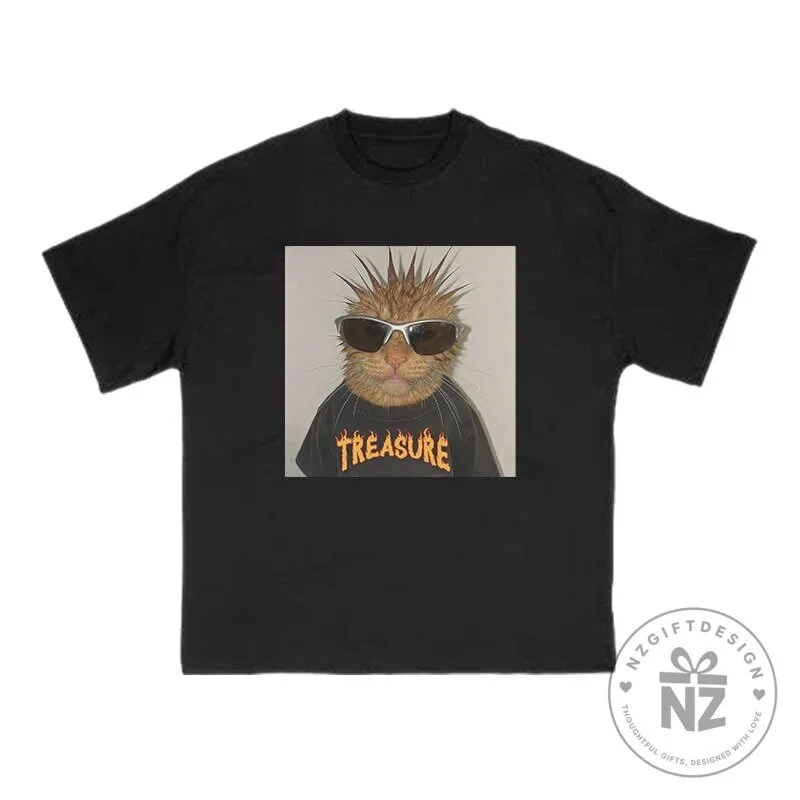 CM Punk Cat Creative Print T-Shirt for Men and Women 14 CM Punk Cat Creative Print T-Shirt for Men and Women
