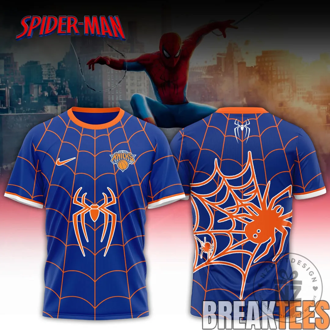 Spider-Man New York Knicks Basketball Fan Jersey