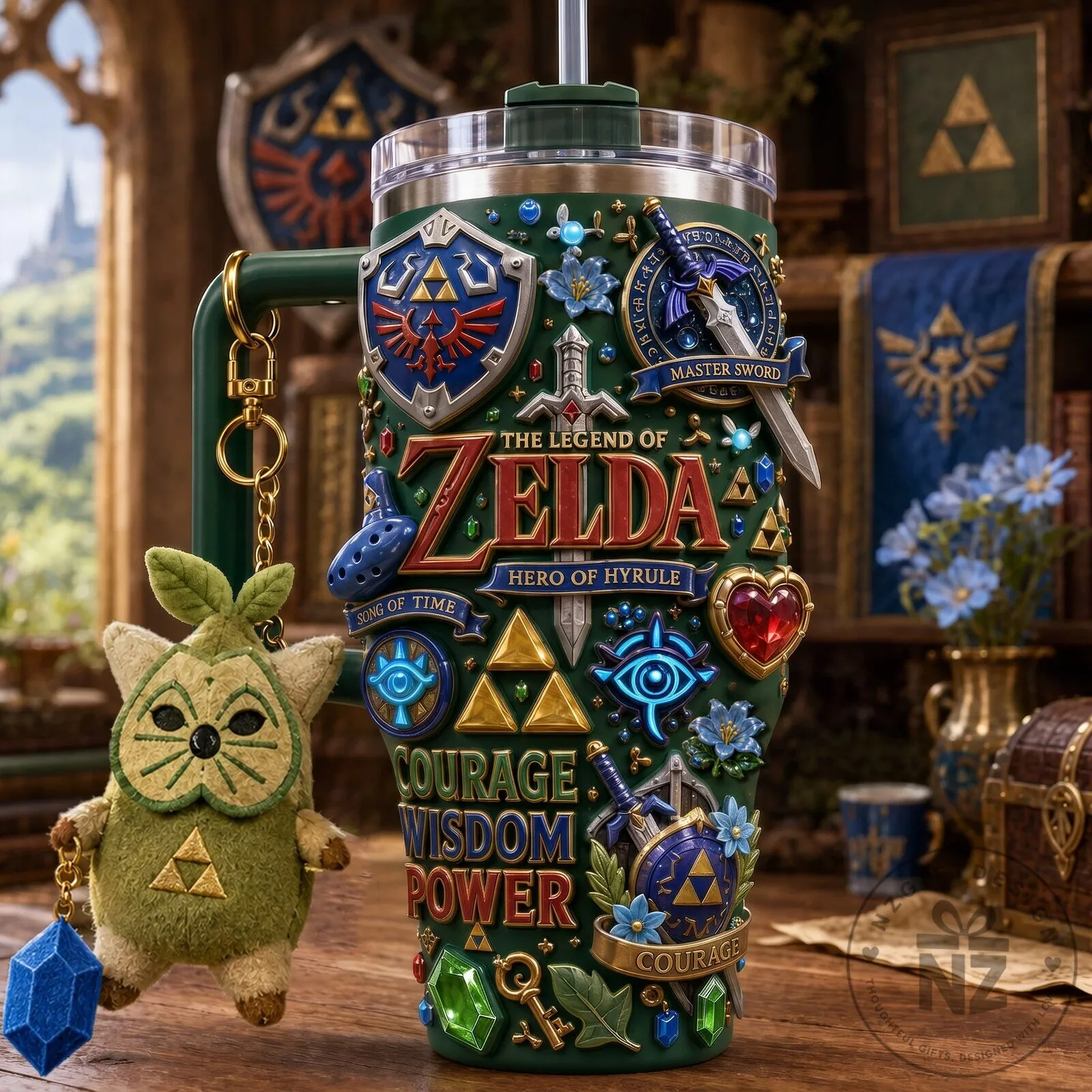 The Legend of Zelda Hero of Hyrule 40oz Stainless Steel Tumbler with Handle 8 The Legend of Zelda Hero of Hyrule 40oz Stainless Steel Tumbler with Handle
