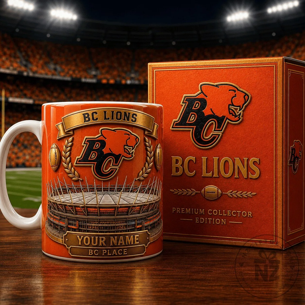 BC Lions Football Club BC Place Stadium Ceramic Coffee Mug