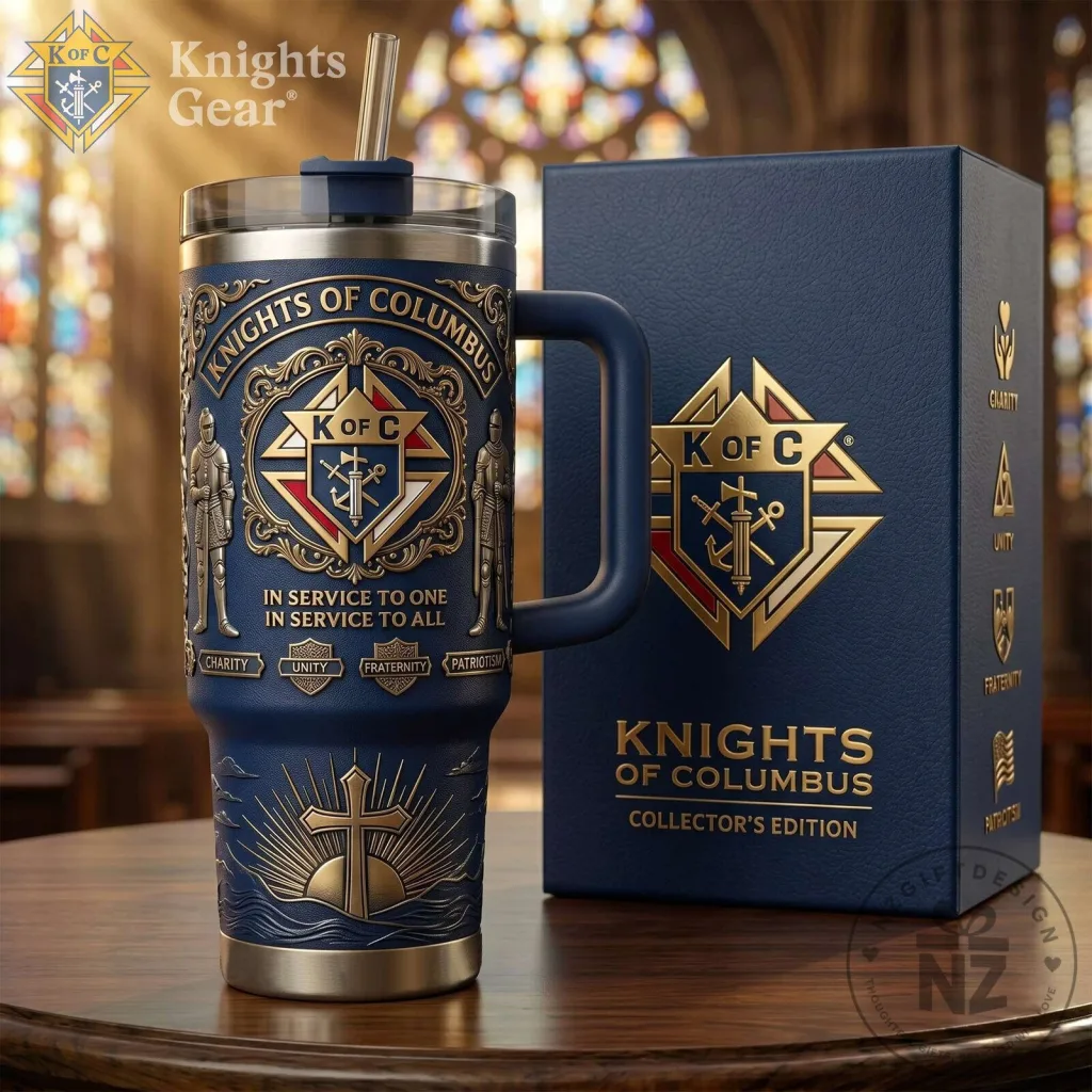 Knights of Columbus Collector's Edition Stainless Steel Insulated Tumbler with Handle Knights of Columbus Collector's Edition Stainless Steel Insulated Tumbler with Handle