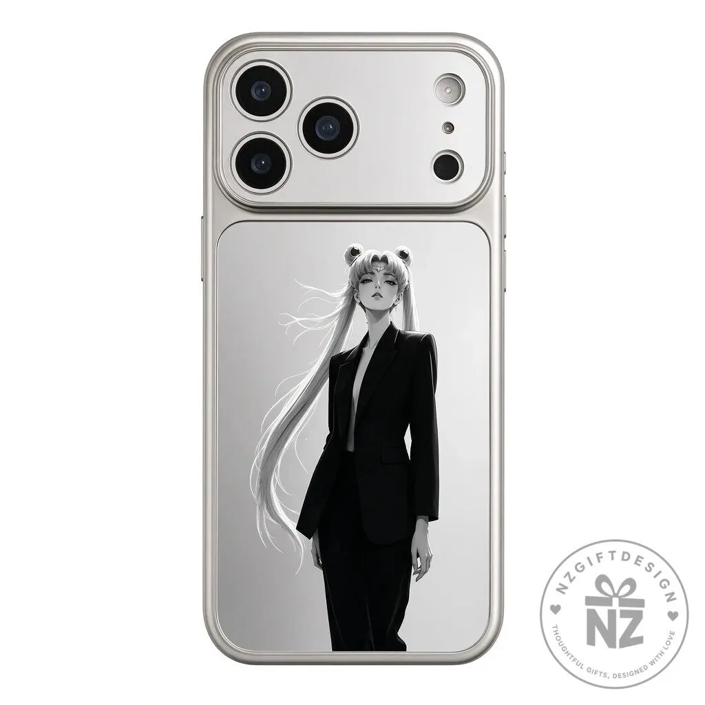 Sailor Moon Usagi Tsukino Black Suit iPhone Phone Case
