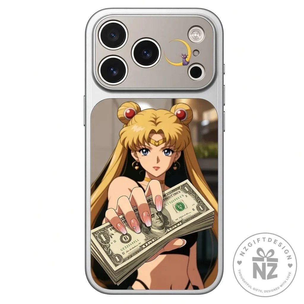 Sailor Moon Usagi Tsukino Black Suit iPhone Phone Case 13 Sailor Moon Usagi Tsukino Black Suit iPhone Phone Case