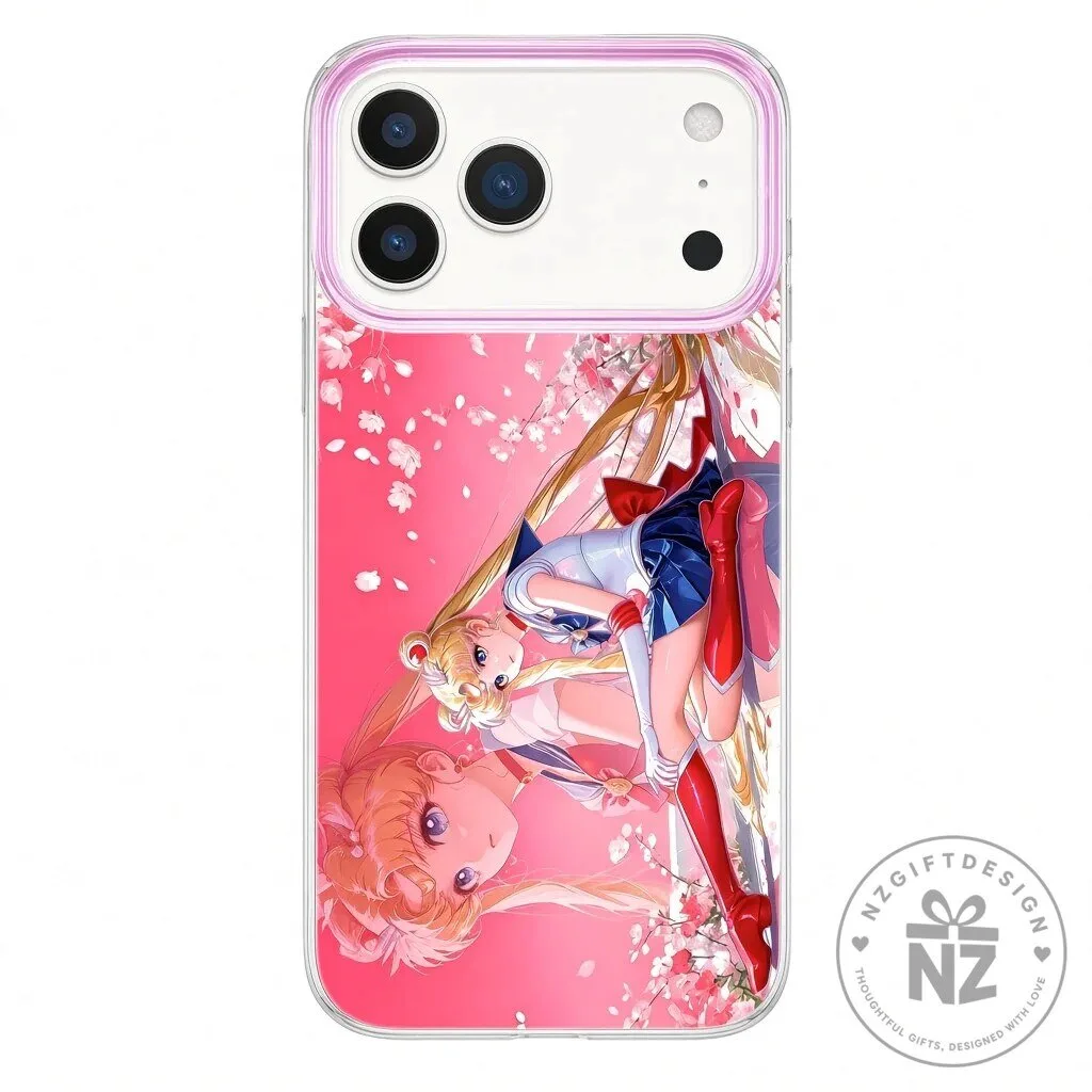 Sailor Moon Usagi Tsukino Black Suit iPhone Phone Case 16 Sailor Moon Usagi Tsukino Black Suit iPhone Phone Case