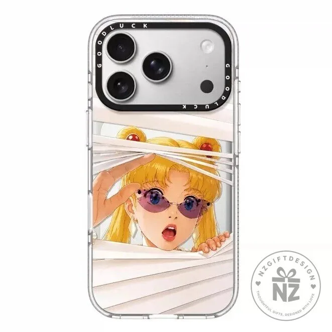 Sailor Moon Usagi Tsukino Black Suit iPhone Phone Case 17 Sailor Moon Usagi Tsukino Black Suit iPhone Phone Case