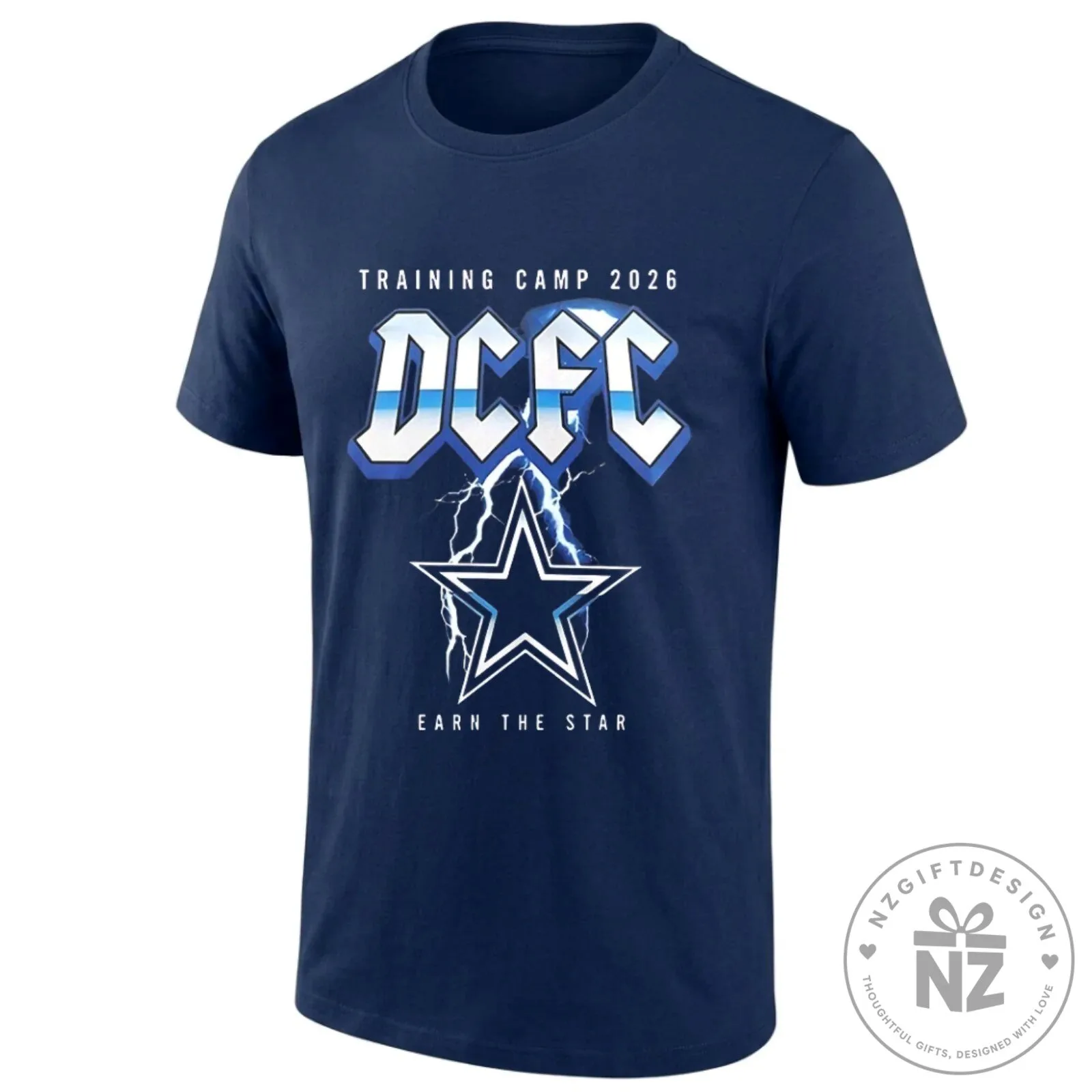 Dallas Cowboys Training Camp 2026 Earn The Star Black T-Shirt 9 Dallas Cowboys Training Camp 2026 Earn The Star Black T-Shirt