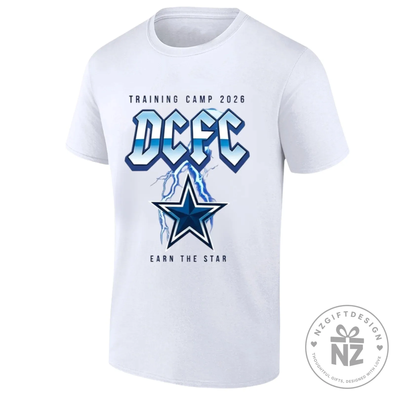 Dallas Cowboys Training Camp 2026 Earn The Star Black T-Shirt 10 Dallas Cowboys Training Camp 2026 Earn The Star Black T-Shirt