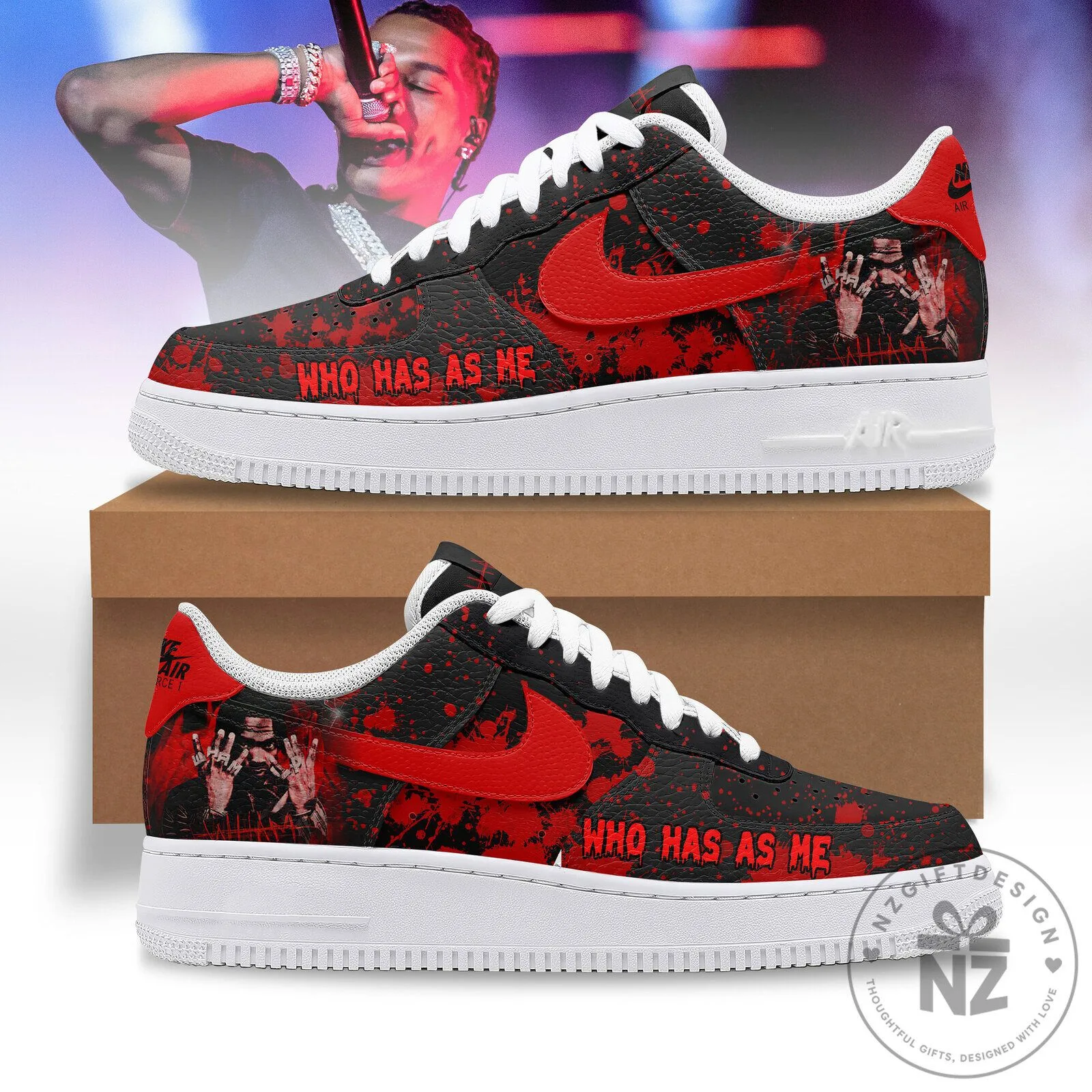 Lil Baby Who Has As Me Custom Nike Air Force 1 Shoes