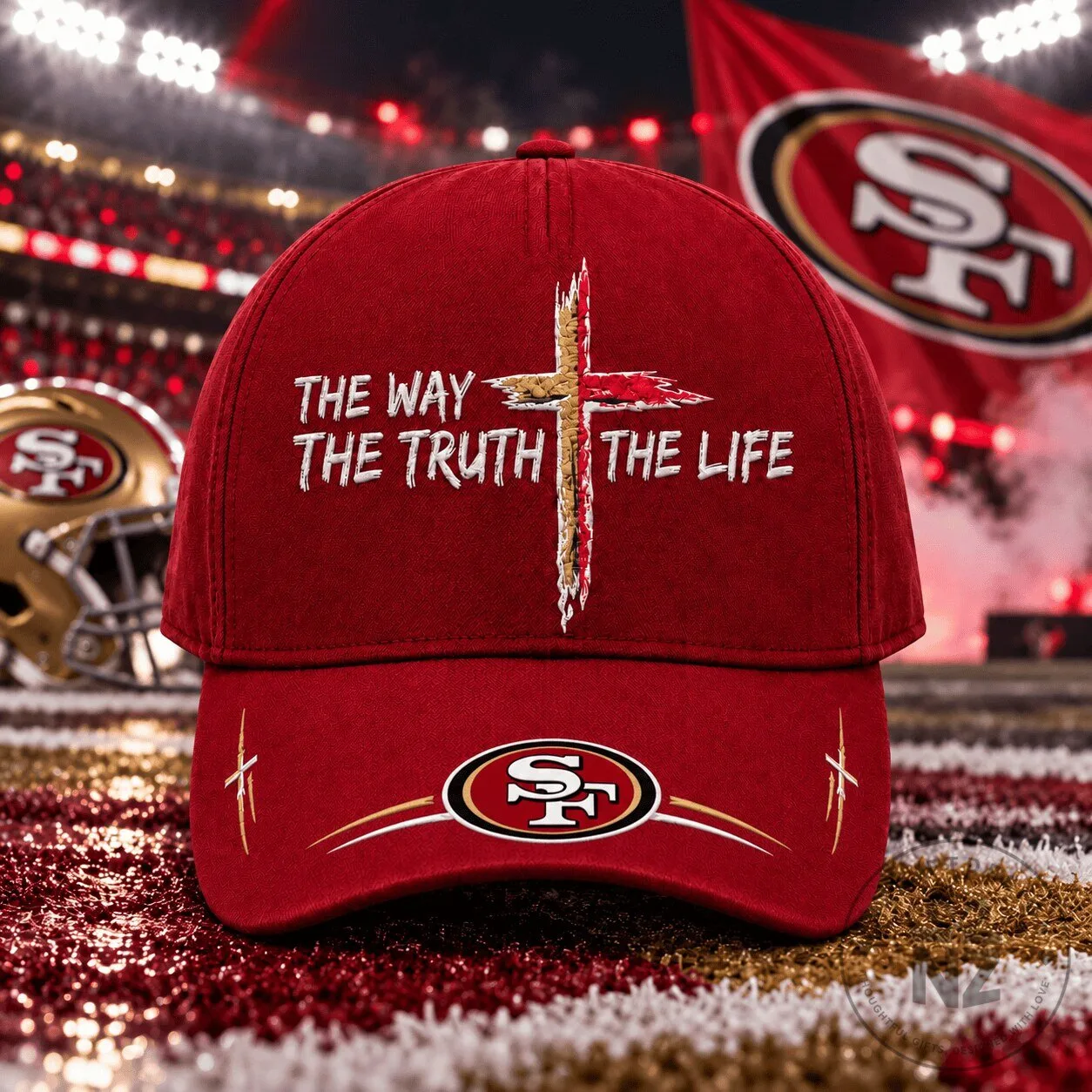 San Francisco 49ers The Way The Truth The Life Faith Cap Hat