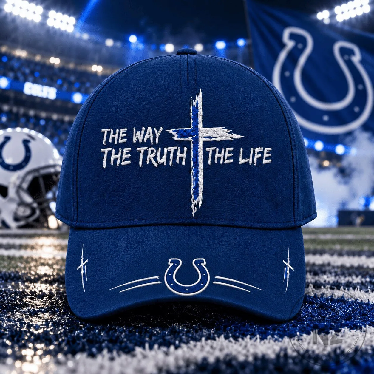 Indianapolis Colts The Way The Truth The Life Faith Baseball Cap Hat