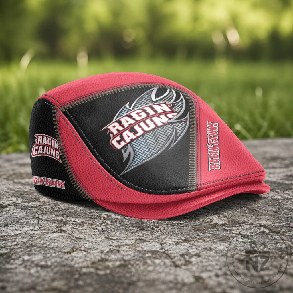 Louisiana Ragin' Cajuns NCAA Jeff Flat Cap, Golf Ivy Hat 50 Louisiana Ragin' Cajuns NCAA Jeff Flat Cap, Golf Ivy Hat