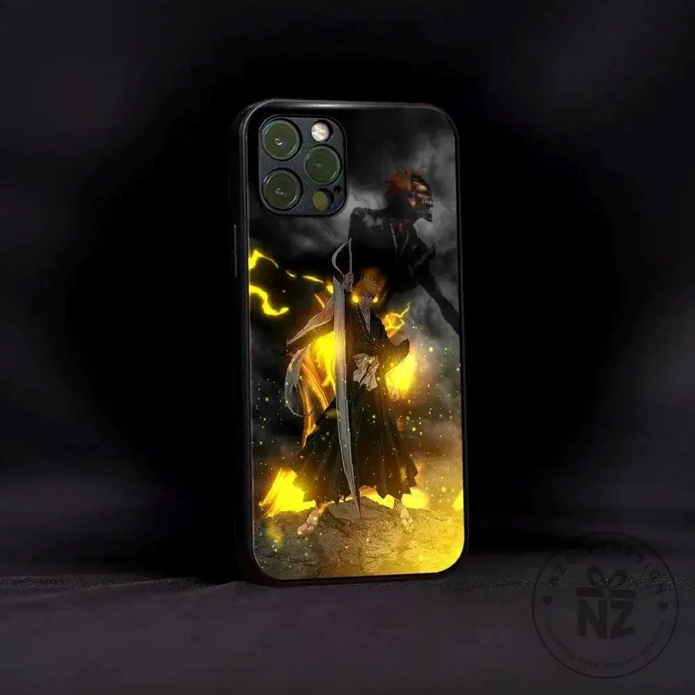 Bleach Ichigo Kurosaki Anime Character Art iPhone Phone Case