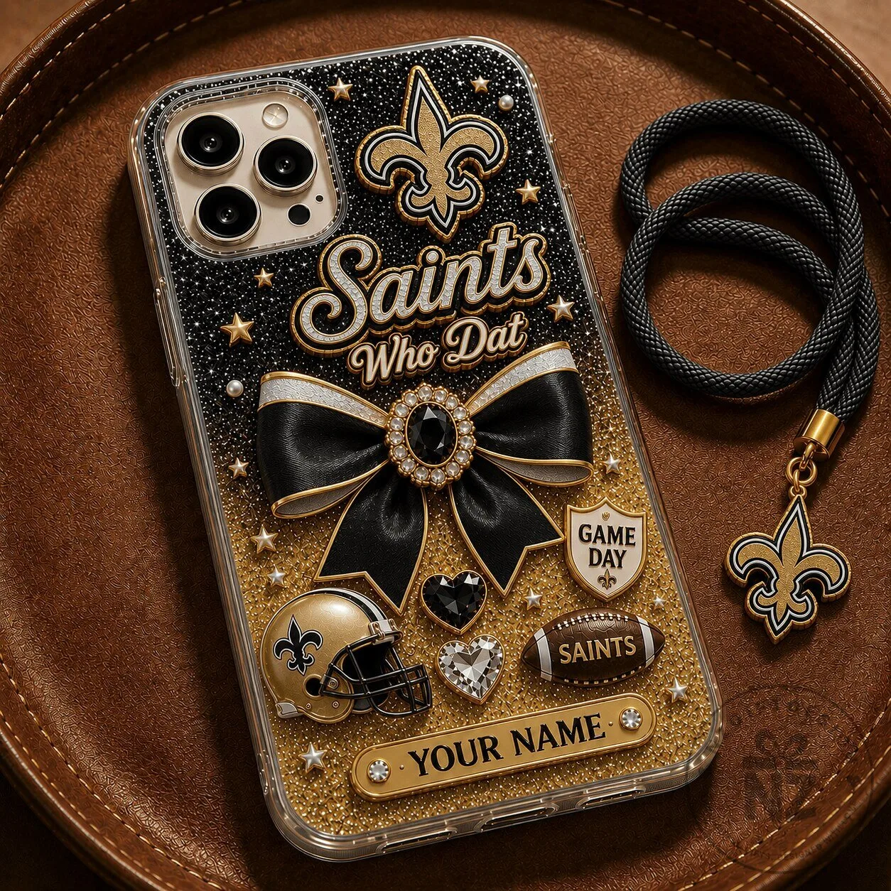 New Orleans Saints Football Team Personalized Phone Case