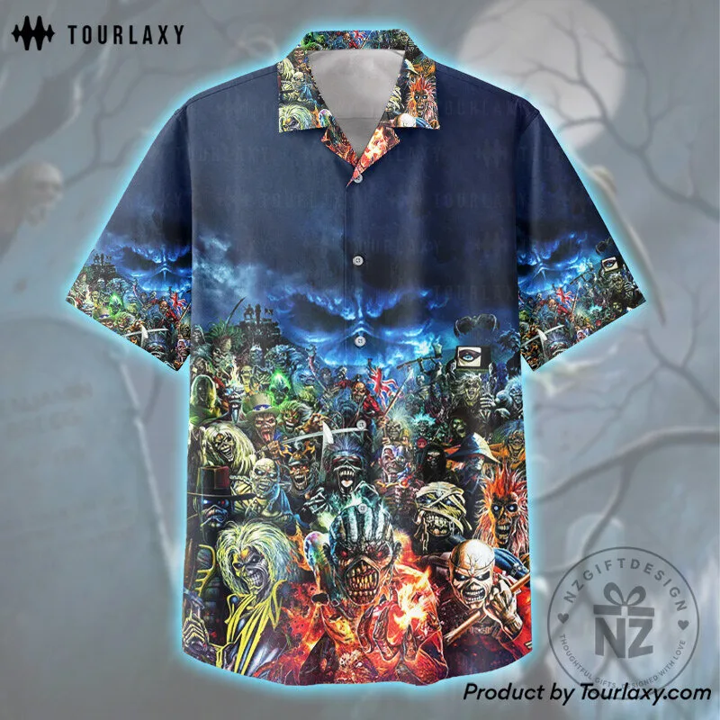 Iron Maiden Run For Your Lives Album Art Heavy Metal Music Hawaiian Shirt 8 Iron Maiden Run For Your Lives Album Art Heavy Metal Music Hawaiian Shirt