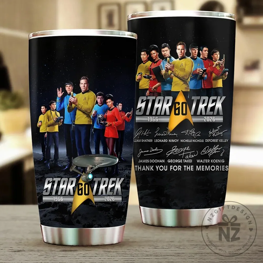 Star Trek Original Series 60th Anniversary Thank You For The Memories Tumbler
