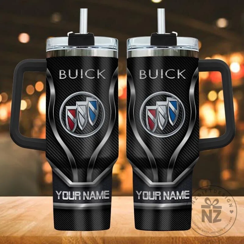 Buick Custom Name Personalized Car Logo Insulated Stainless Steel Tumbler