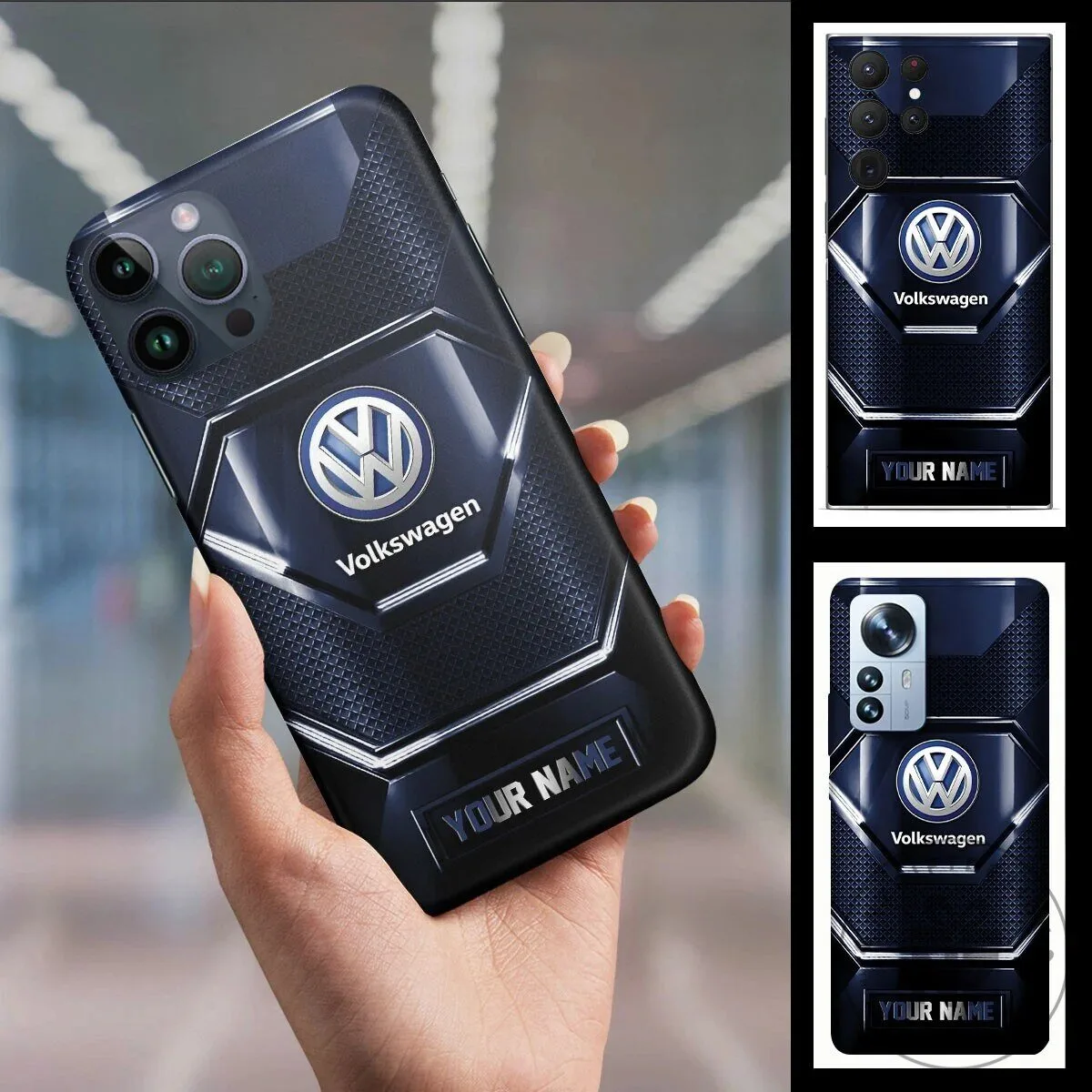 Volkswagen Custom Name Phone Case for iPhone and Samsung Galaxy Models 1 Volkswagen Custom Name Phone Case for iPhone and Samsung Galaxy Models