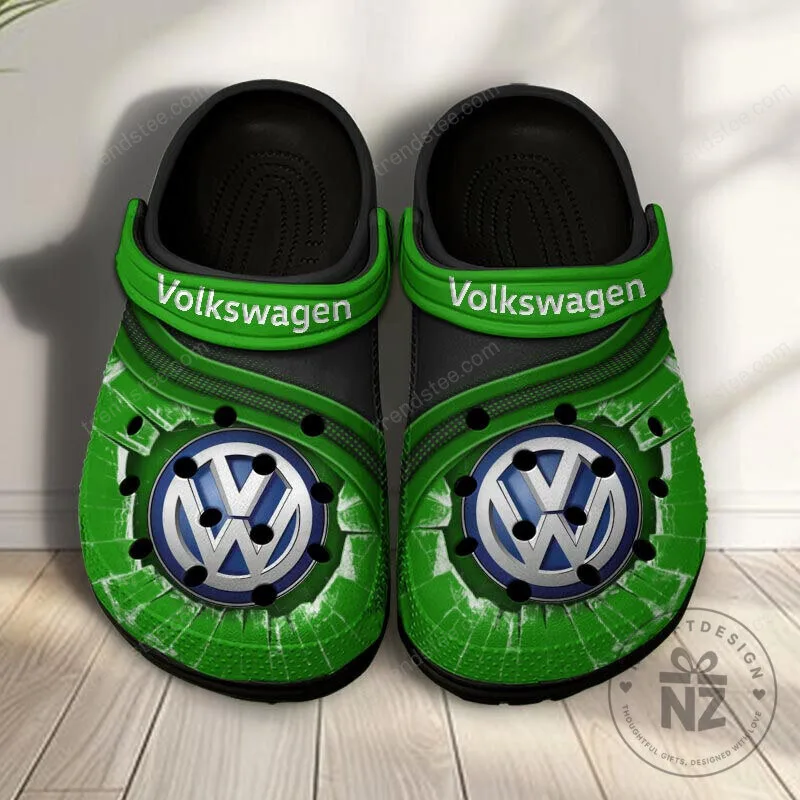 Volkswagen Classic Red Logo Car Brand Crocs Shoes 24 Volkswagen Classic Red Logo Car Brand Crocs Shoes