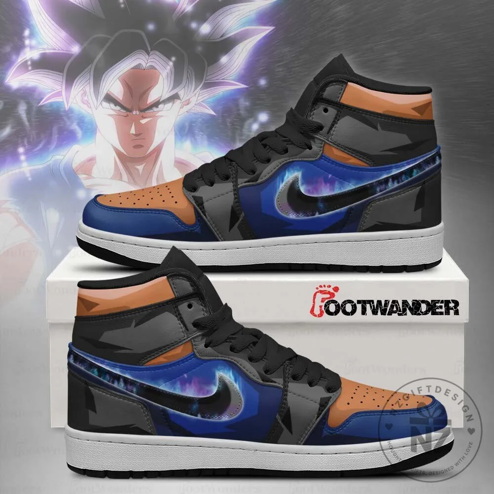 Son Goku Ultra Instinct Sign Dragon Ball Z Anime High Top Sneakers