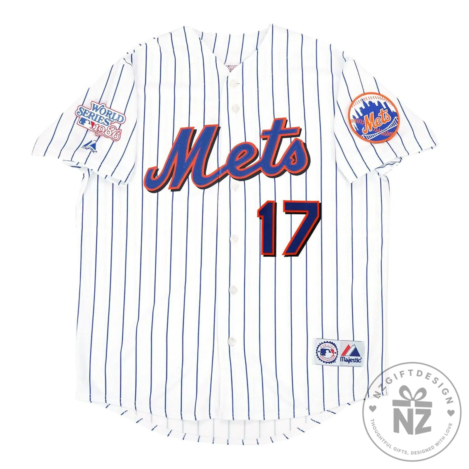 New York Mets 1986 World Series Keith Hernandez Baseball Jersey