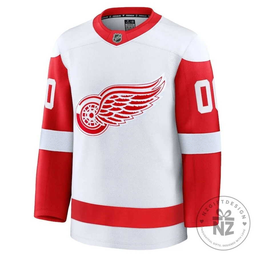 Detroit Red Wings Away NHL Hockey Jersey for Men and Women