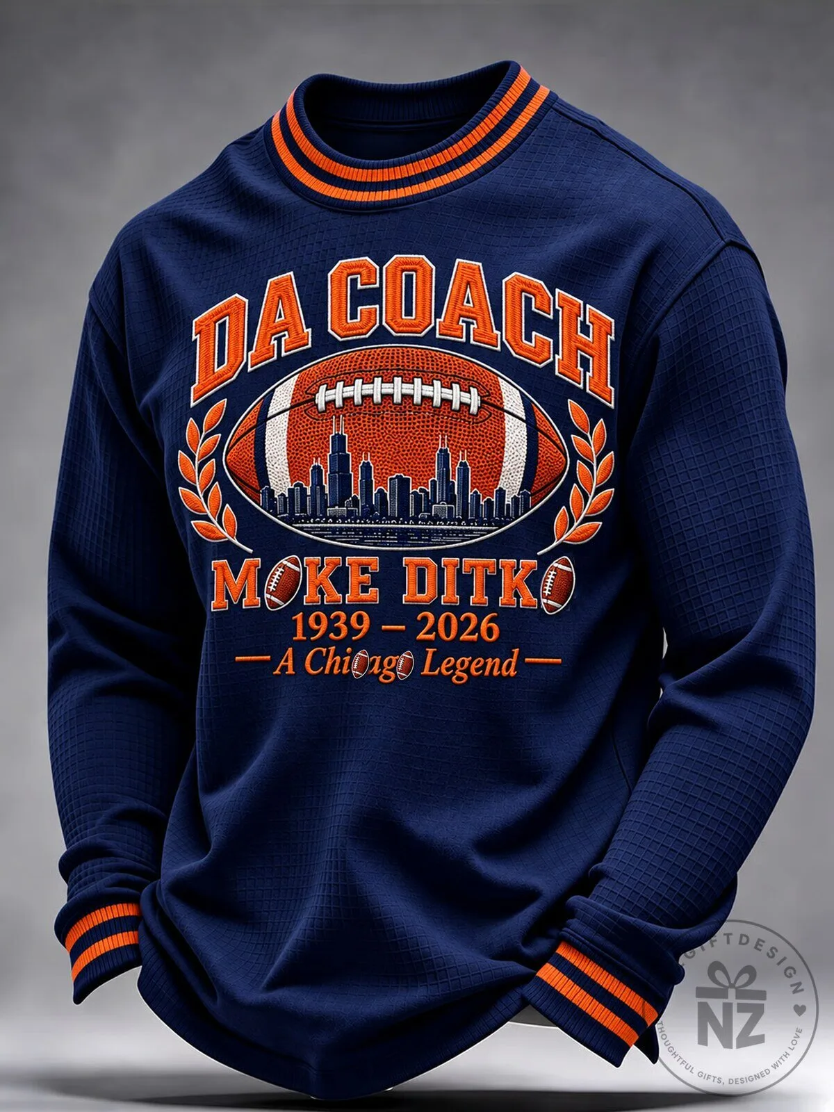 Mike Ditka Da Coach Chicago Legend Football Sweatshirt