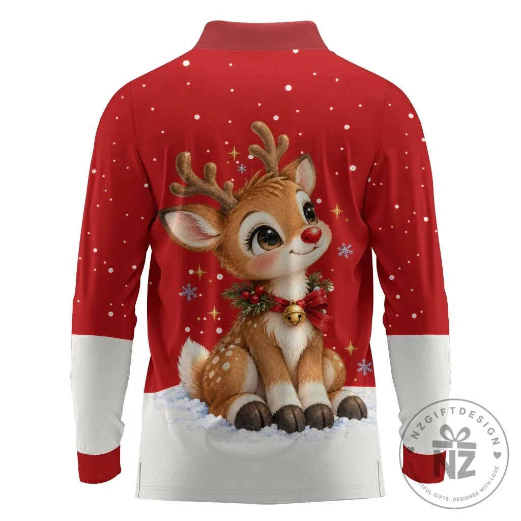 Boop The Red Nose Reindeer Christmas Festive Vintage Winter Long Sleeve Polo Shirt 9 Boop The Red Nose Reindeer Christmas Festive Vintage Winter Long Sleeve Polo Shirt