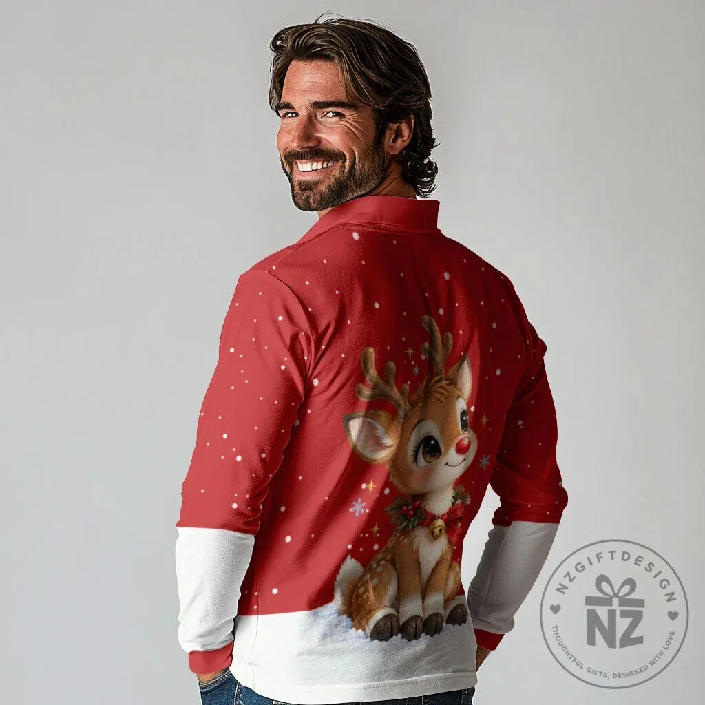 Boop The Red Nose Reindeer Christmas Festive Vintage Winter Long Sleeve Polo Shirt 11 Boop The Red Nose Reindeer Christmas Festive Vintage Winter Long Sleeve Polo Shirt