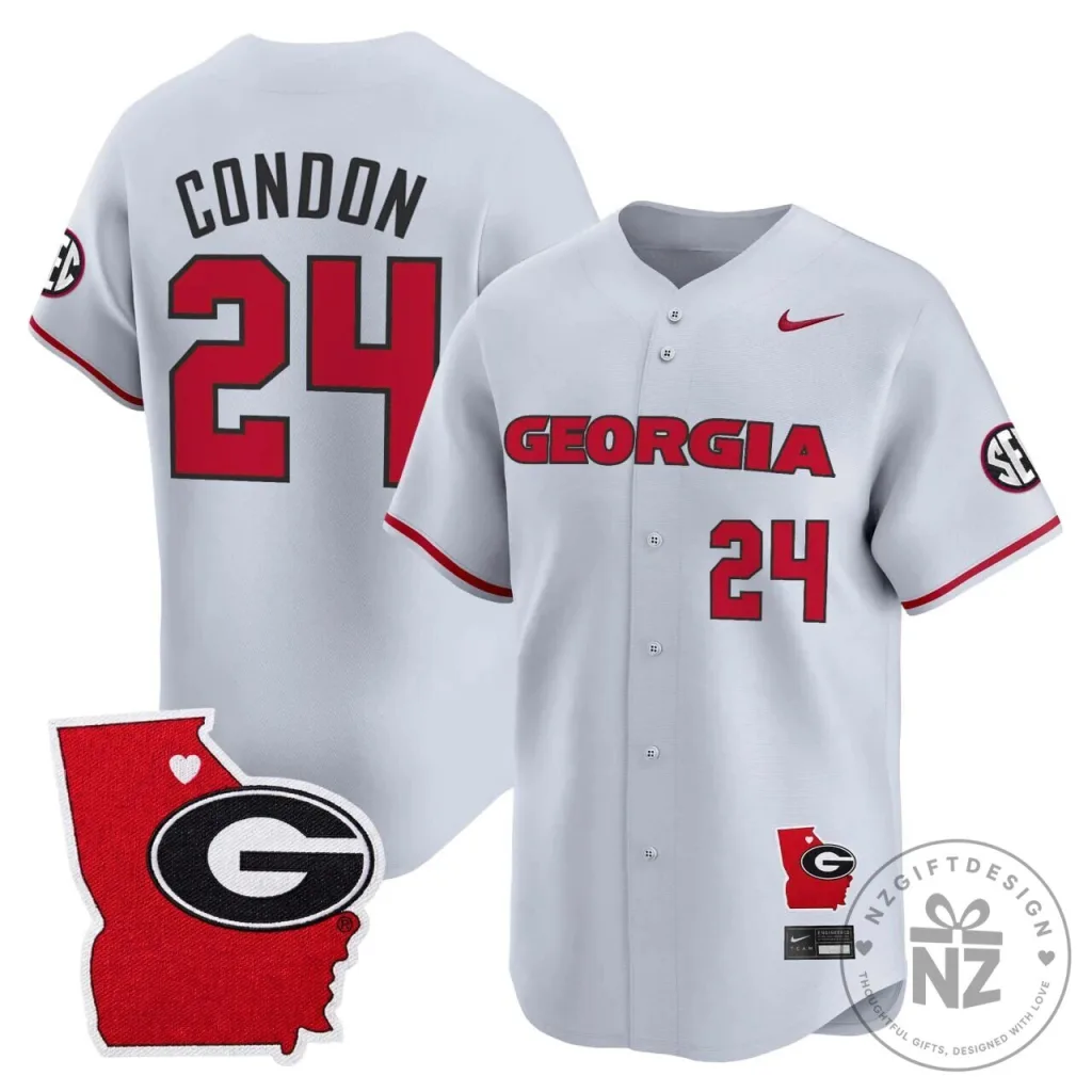Georgia Bulldogs Baseball Team White Replica Player Jersey Georgia Bulldogs Baseball Team White Replica Player Jersey