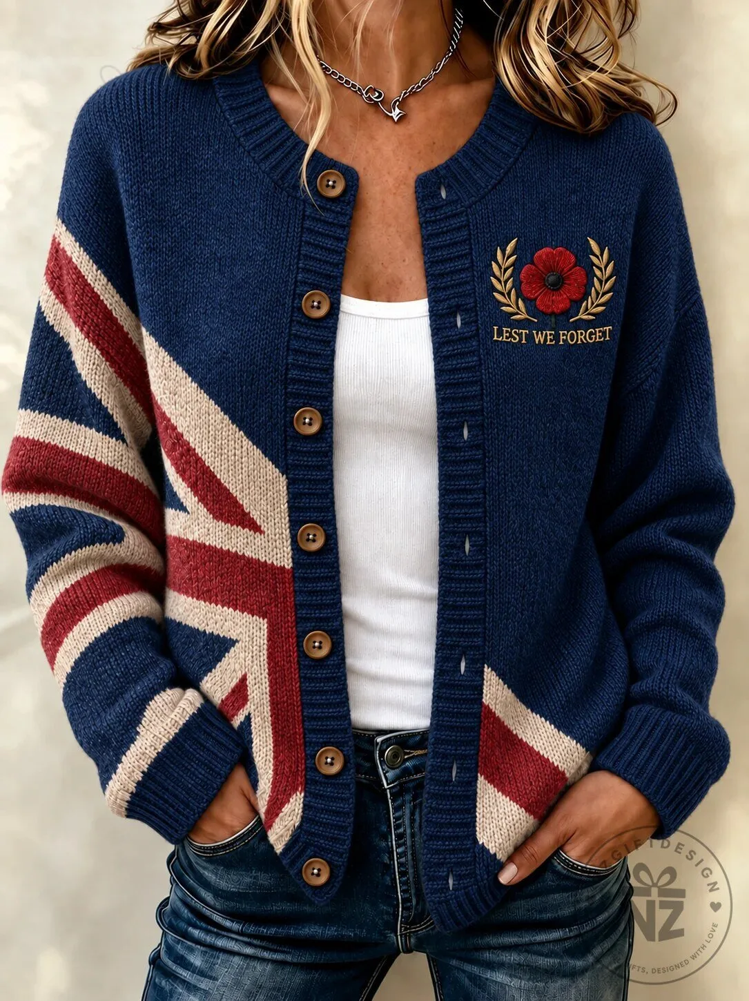 Remembrance Day Lest We Forget United Kingdom Flag Cardigan Sweater 13 Remembrance Day Lest We Forget United Kingdom Flag Cardigan Sweater