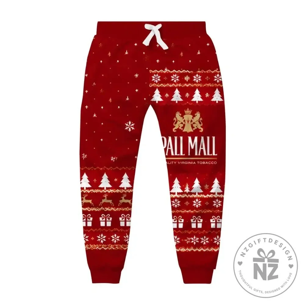 Pall Mall Christmas Ugly Sweater Pattern Jogger Sweatpants 2 Pall Mall Christmas Ugly Sweater Pattern Jogger Sweatpants