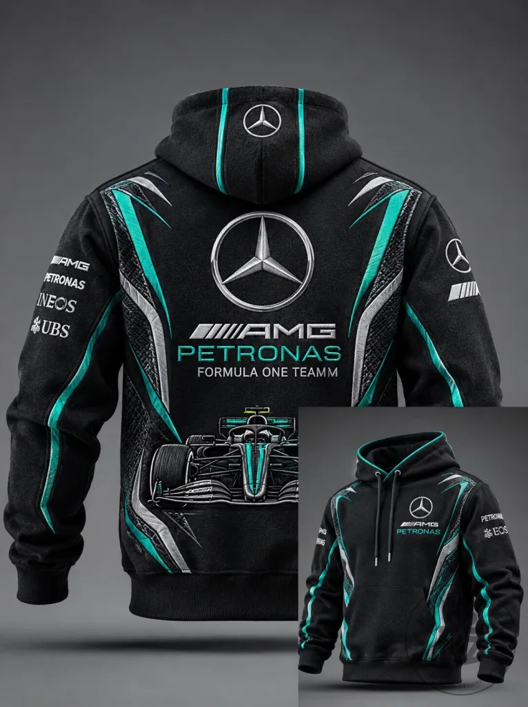 Mercedes AMG Petronas Formula One Team Racing Hoodie 21 Mercedes AMG Petronas Formula One Team Racing Hoodie