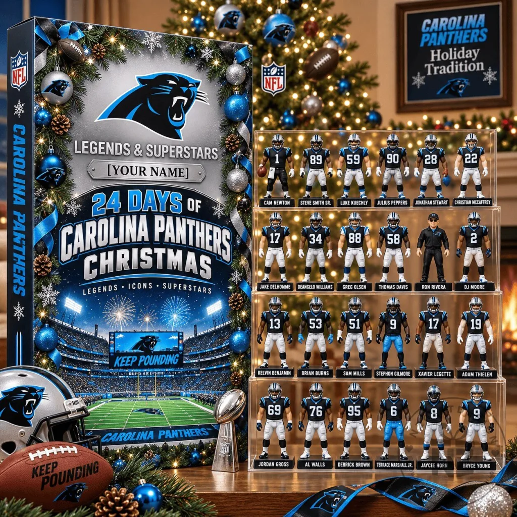 Carolina Panthers NFL Legends and Superstars 24 Day Christmas Advent Calendar Carolina Panthers NFL Legends and Superstars 24 Day Christmas Advent Calendar 2D