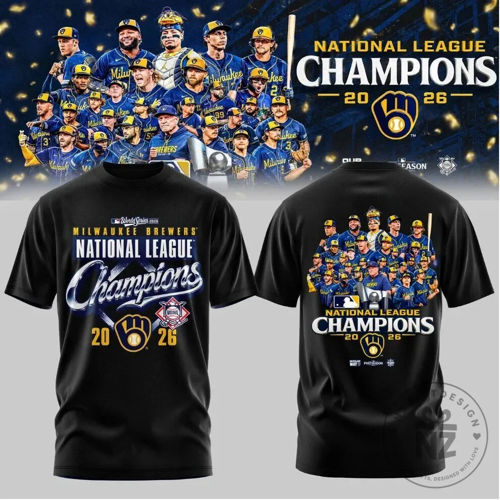Milwaukee Brewers 2026 NL Champions Tee Shirt