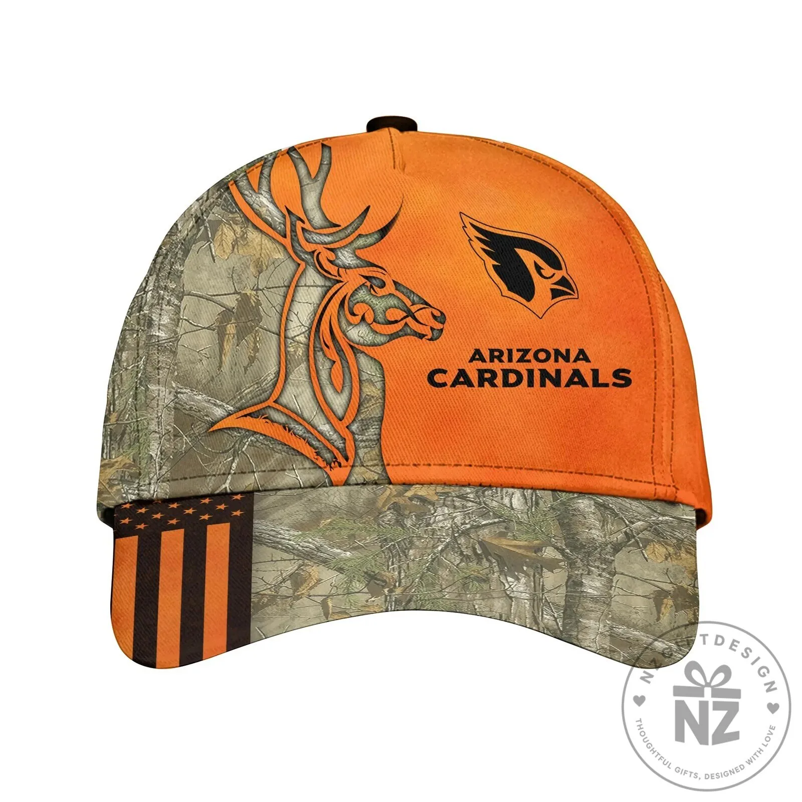Arizona Cardinals Deer Hunting Camouflage Baseball Cap Hat