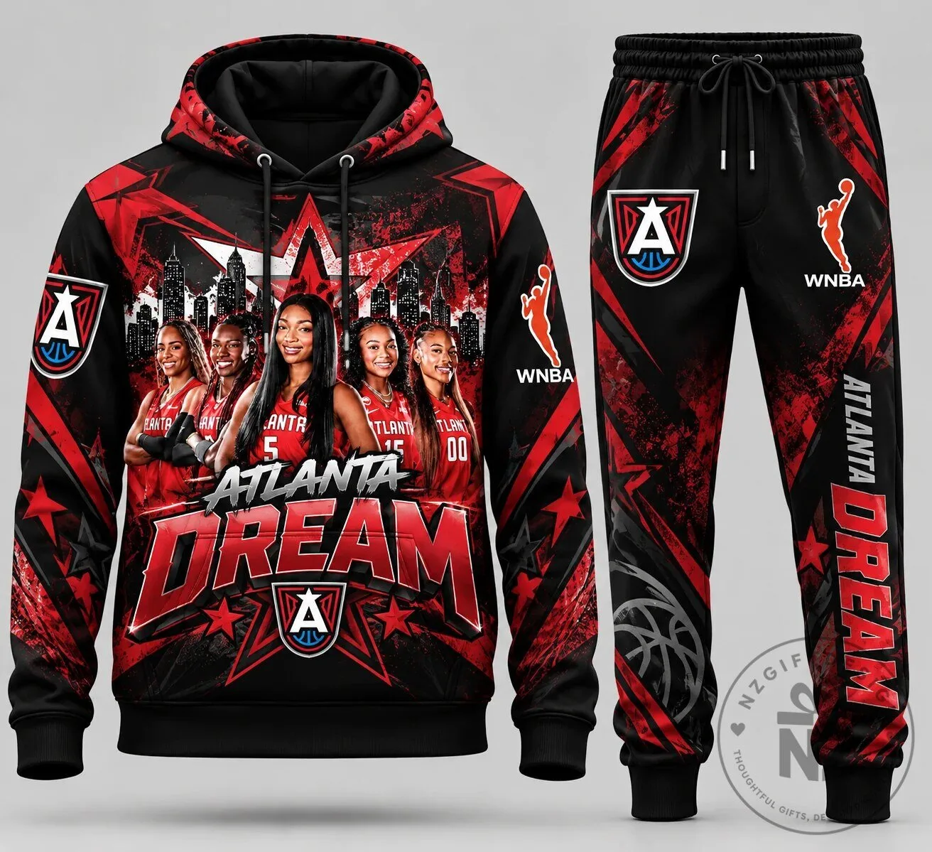 Angel Reese Atlanta Dream Basketball Team Hoodie