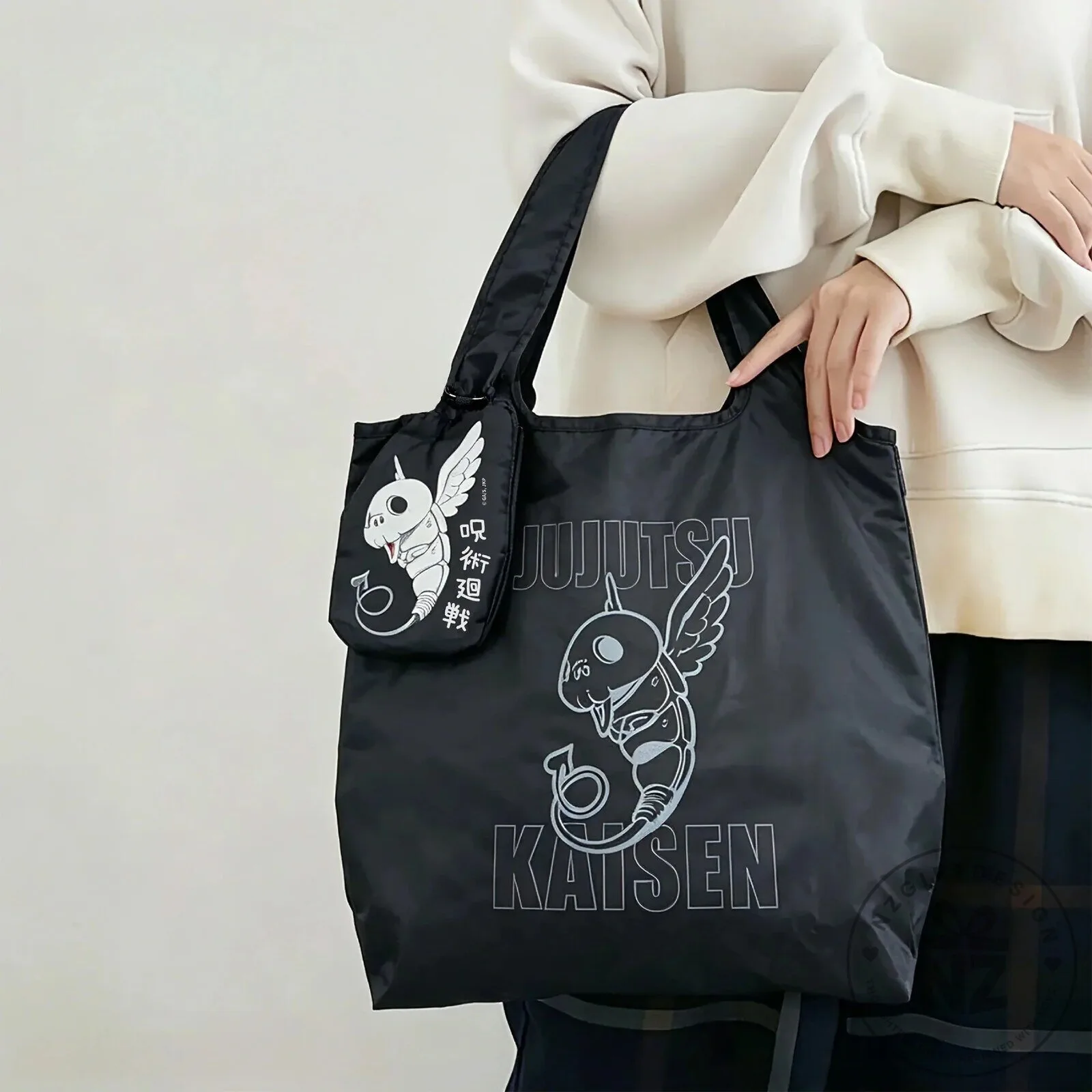 Jujutsu Kaisen Kogane Folding Reusable Shopping Bag 8 Jujutsu Kaisen Kogane Folding Reusable Shopping Bag