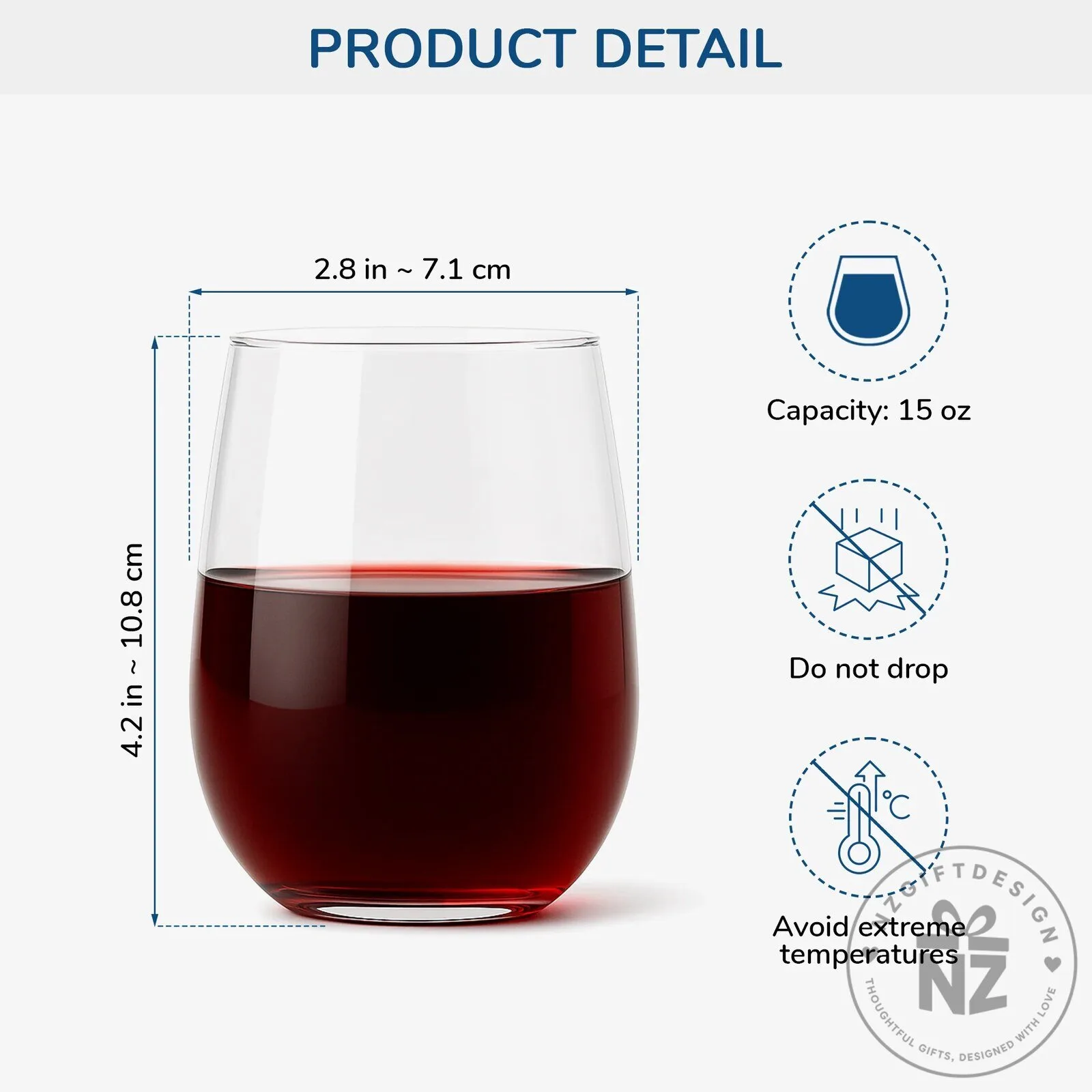 Personalized Daughter in Law Butterfly Floral Stemless Wine Glass Gift 6 Personalized Daughter in Law Butterfly Floral Stemless Wine Glass Gift